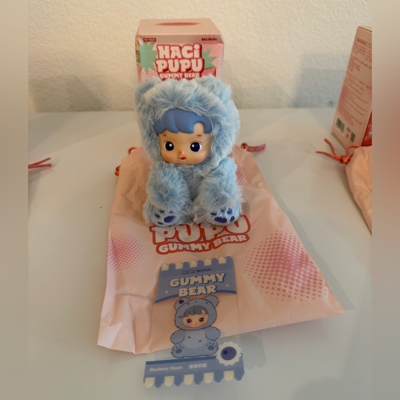 HACIPUPU Gummy Bear Series-Vinyl Plush Pendant. “Blueberry 🫐 “ - Picture 1 of 1